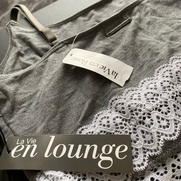 la vie en rose cropped pj top - Picture 4 of 4